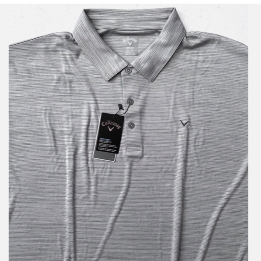 Callaway Nwt Polo Shirt Opti-Dri Golf Tradewinds Heather Gray Shirt 1X